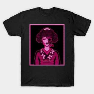 Horror geisha, dead geisha, terror geisha violet T-Shirt